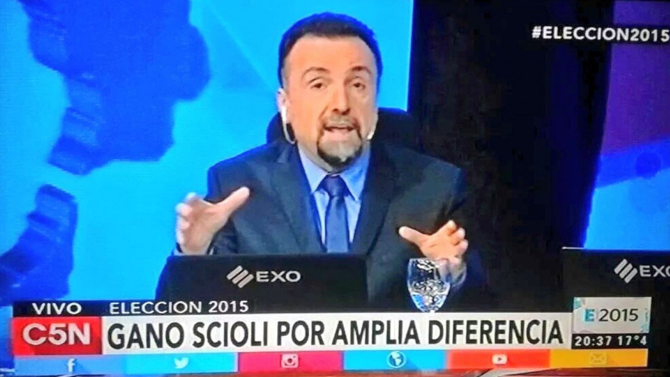 Roberto Navarro volvió a errar el resultado, ahora con las elecciones en Mendoza