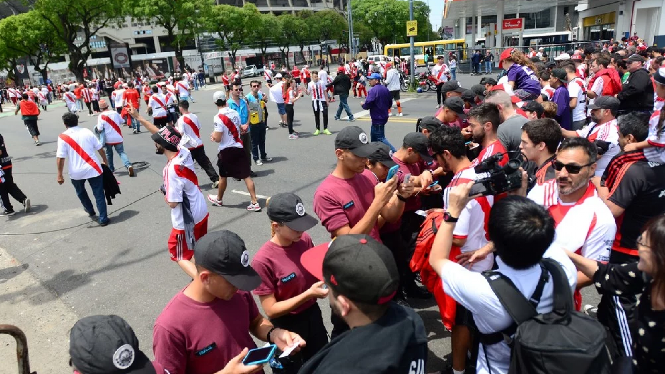 Increíble operativo de seguridad en el Superclásico
