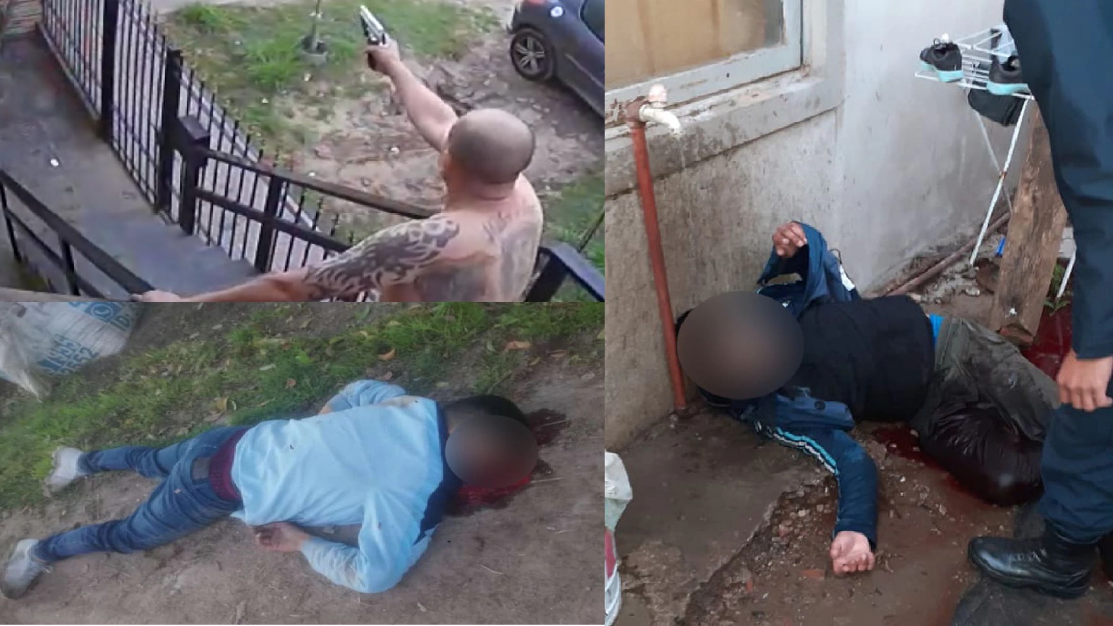 Un hombre mató e hirió a dos salvajes que dispararon a su sobrino para robarle