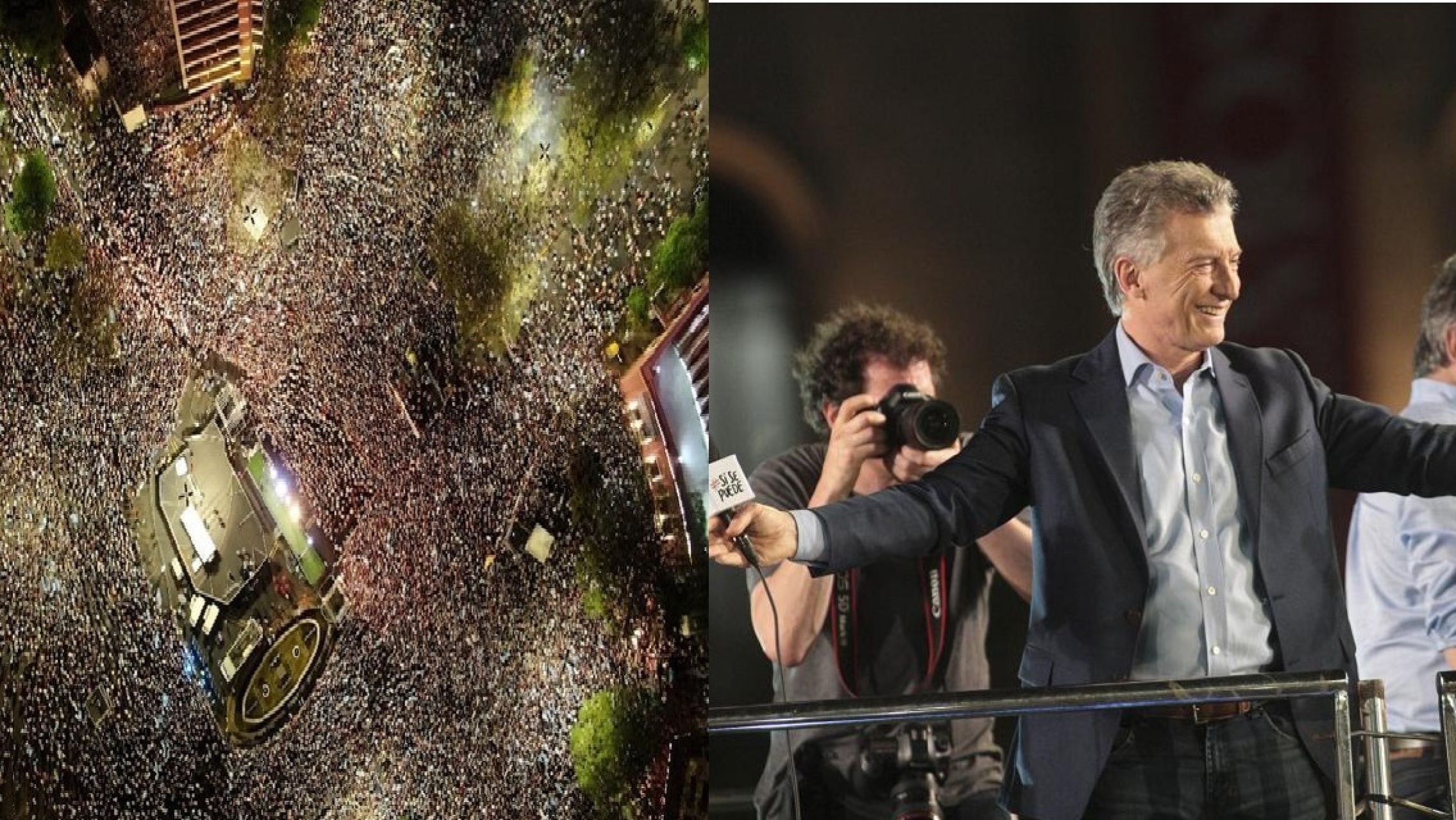 Mauricio Macri cerró la campaña electoral frente a una multitud en Córdoba