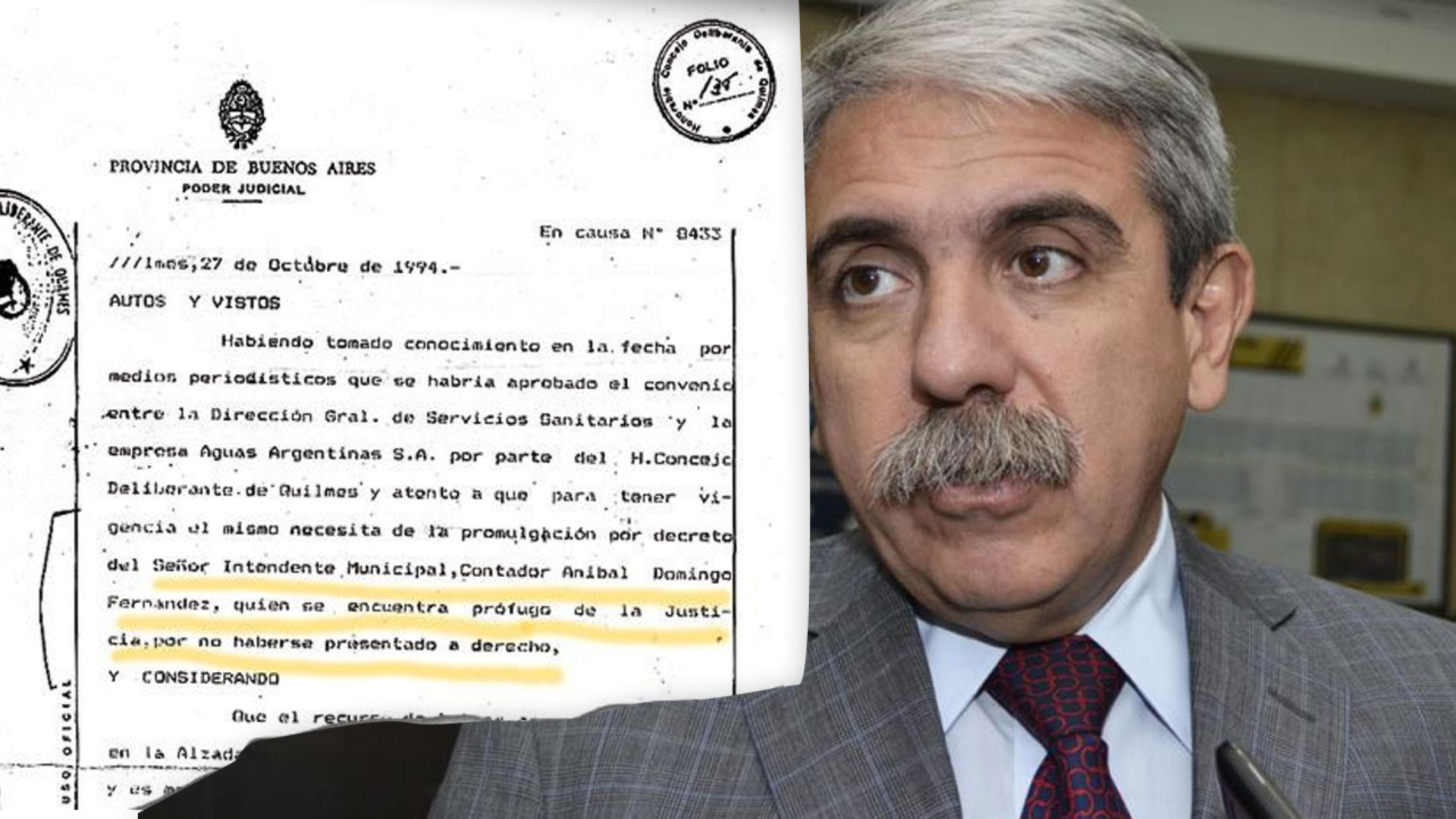 El día que Aníbal estuvo prófugo de la justicia