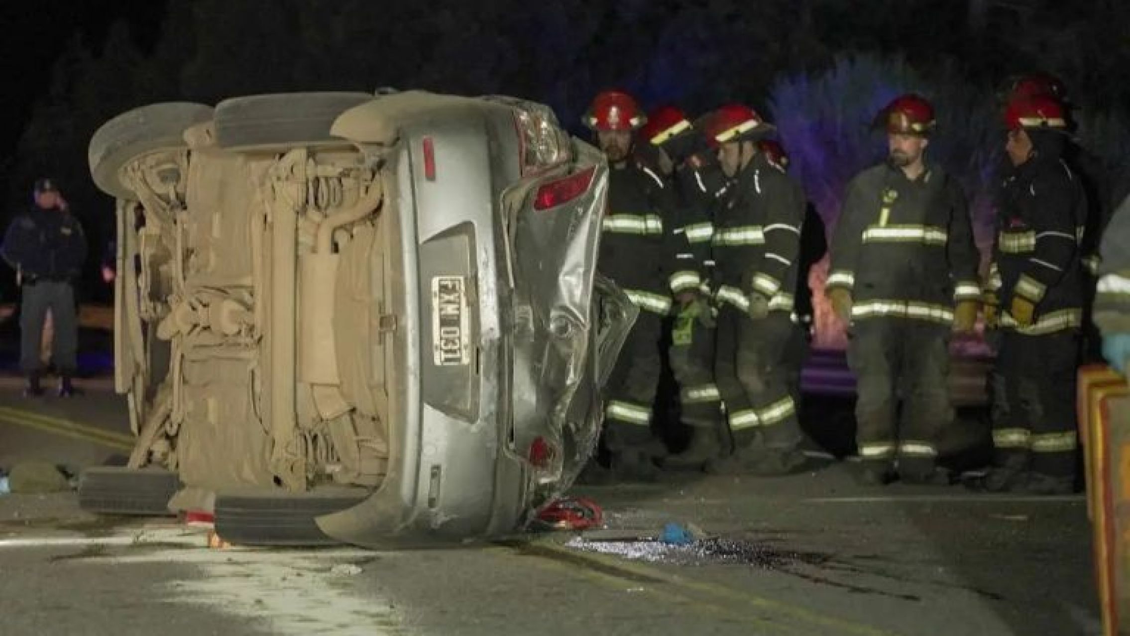 Un adolescente murió en tremendo vuelco en Ruta 40