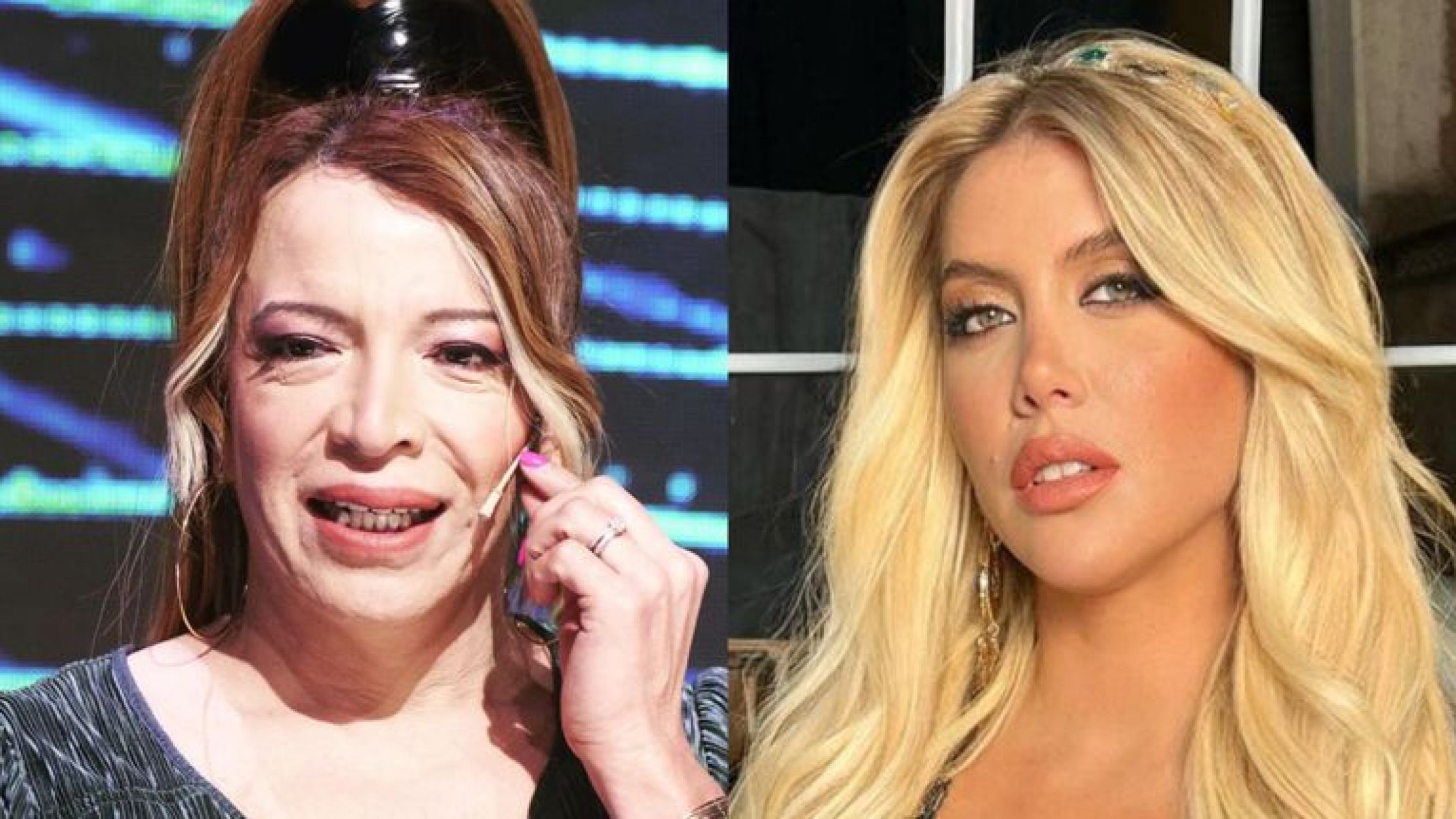 Lizy Tagliani fulminó a Wanda Nara por los retoques en sus fotos