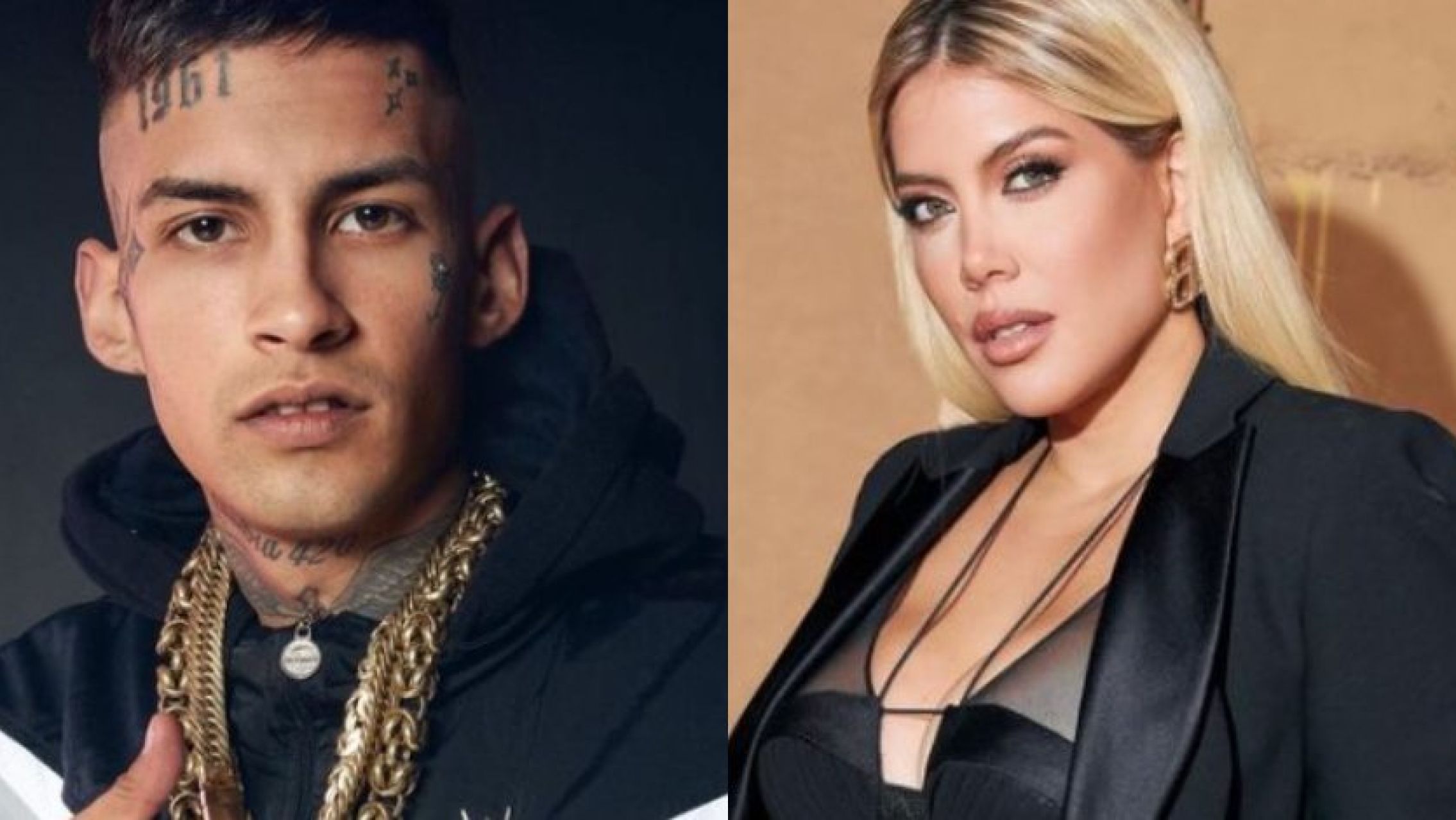 Se conoció un sugestivo video de Wanda Nara y L-Gante en la cama