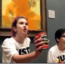 Ecologistas atentaron contra una célebre pintura de Van Gogh en la National Gallery de Londres