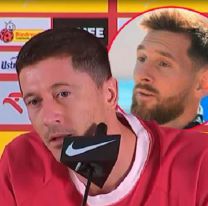 Lucas Beltramo le hizo una pregunta a Lewandowski y quedó en ridículo