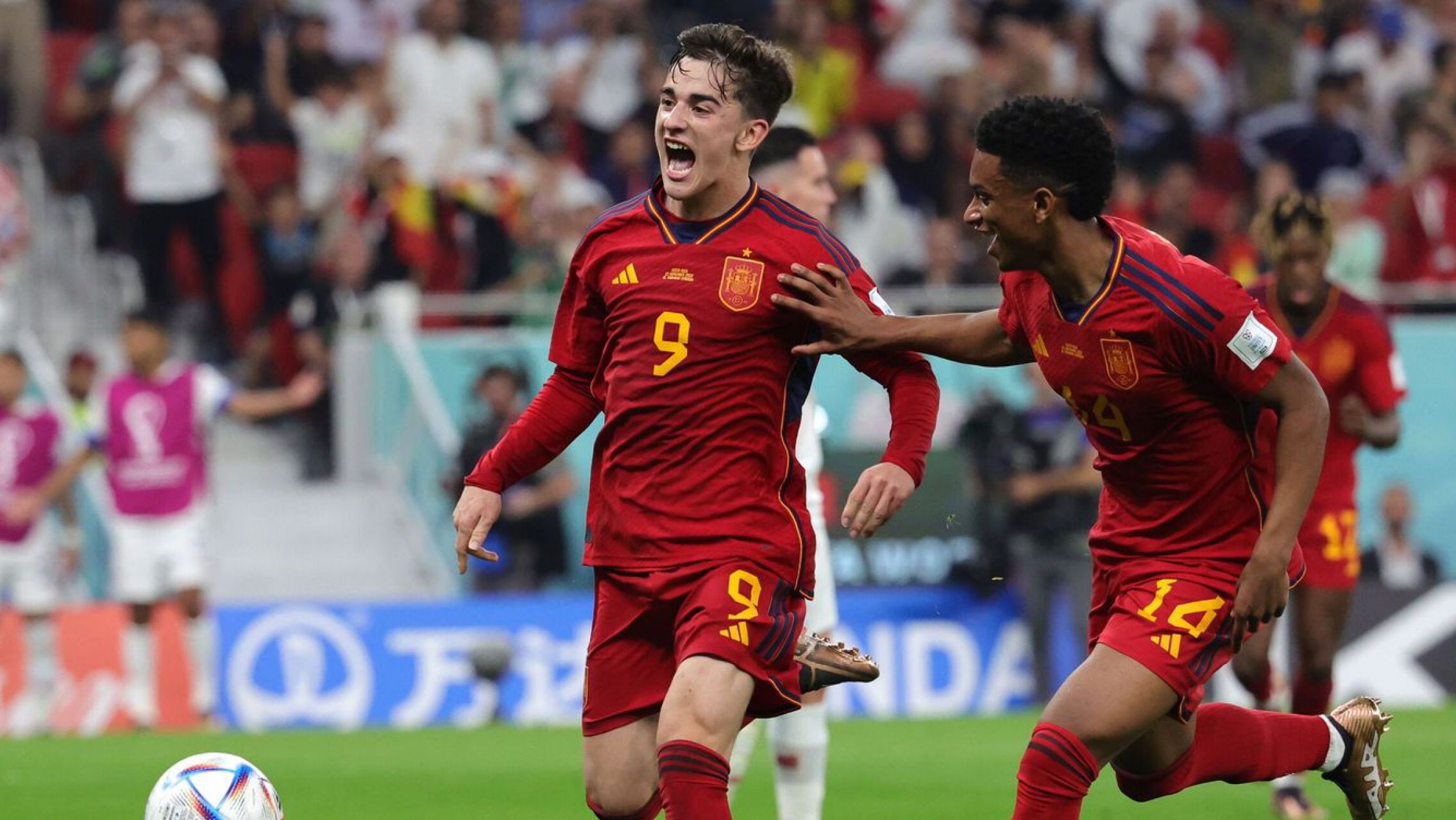 Aplastante: España goleó a Costa Rica y se afirma como candidato