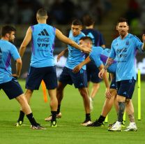 Messi entrenó con normalidad y será titular ante México