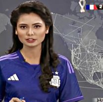 Bangladesh: Una periodista dio las noticias con la camiseta argentina
