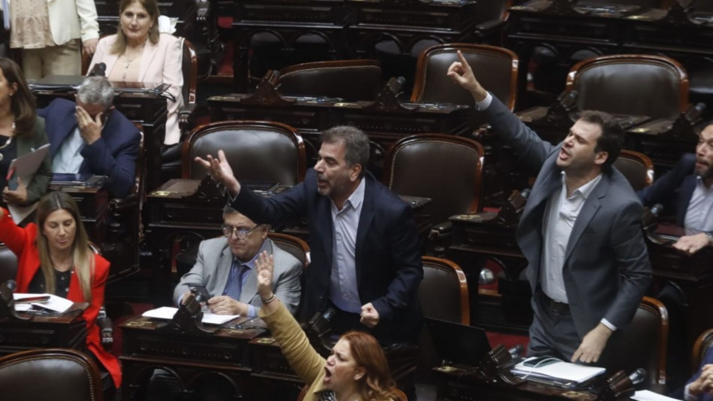 Escándalo en Diputados: se suspendió la sesión, en medio de insultos y amenazas de golpes