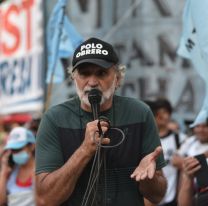 Tenso momento de Eduardo Belliboni a las piñas con un transeúnte