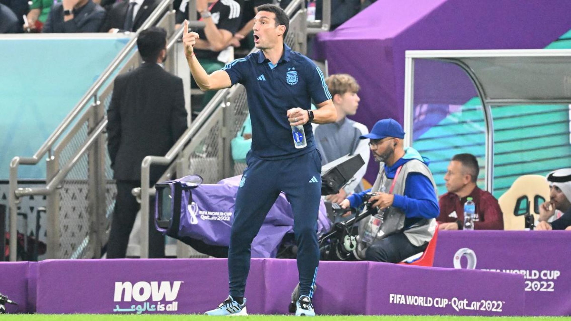 Scaloni: "Esperemos poder ganar la copa en el último partido de Messi"