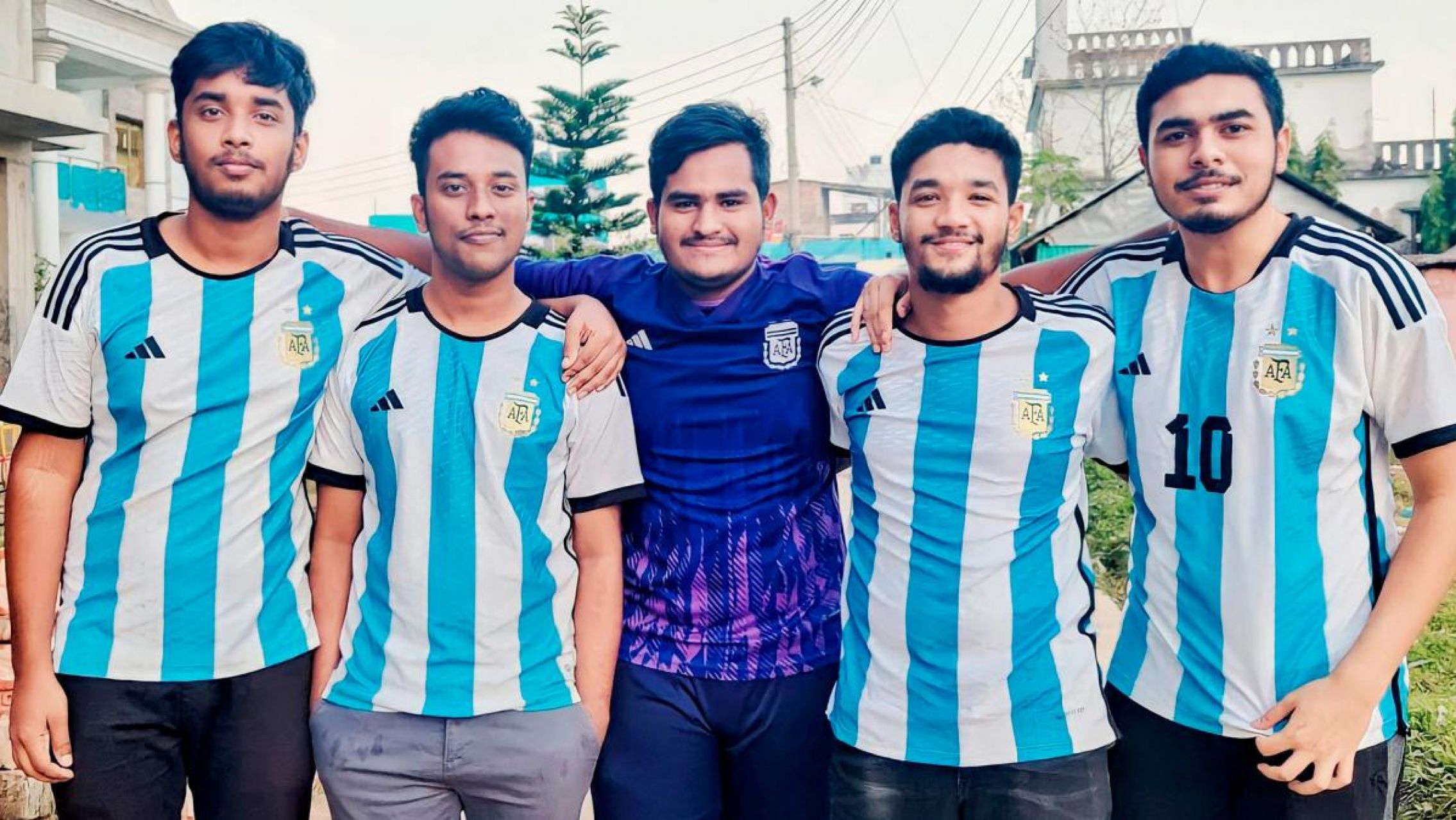 Así fue la celebración en Bangladesh por la llegada de Argentina a semis