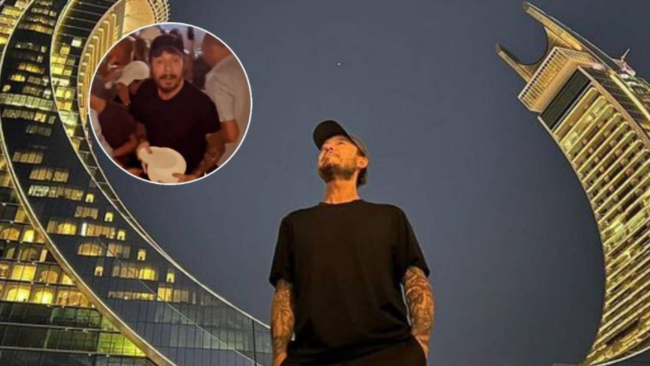 La noche más loca de Marcelo Tinelli en Qatar: rompió todo en un restaurante