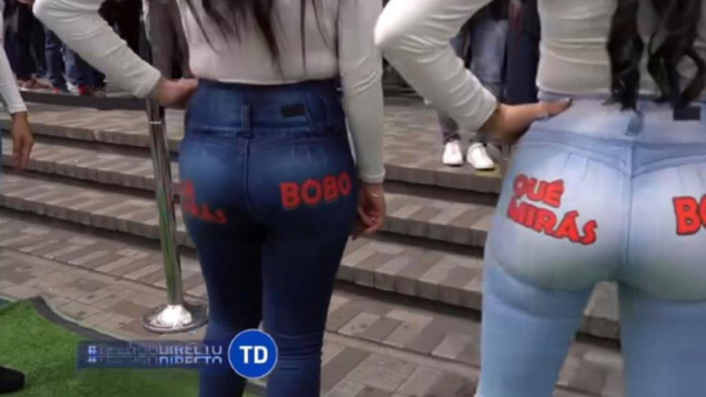 El "qué mirás, bobo" llegó con todo a Colombia, lanzaron jeans para esta Navidad