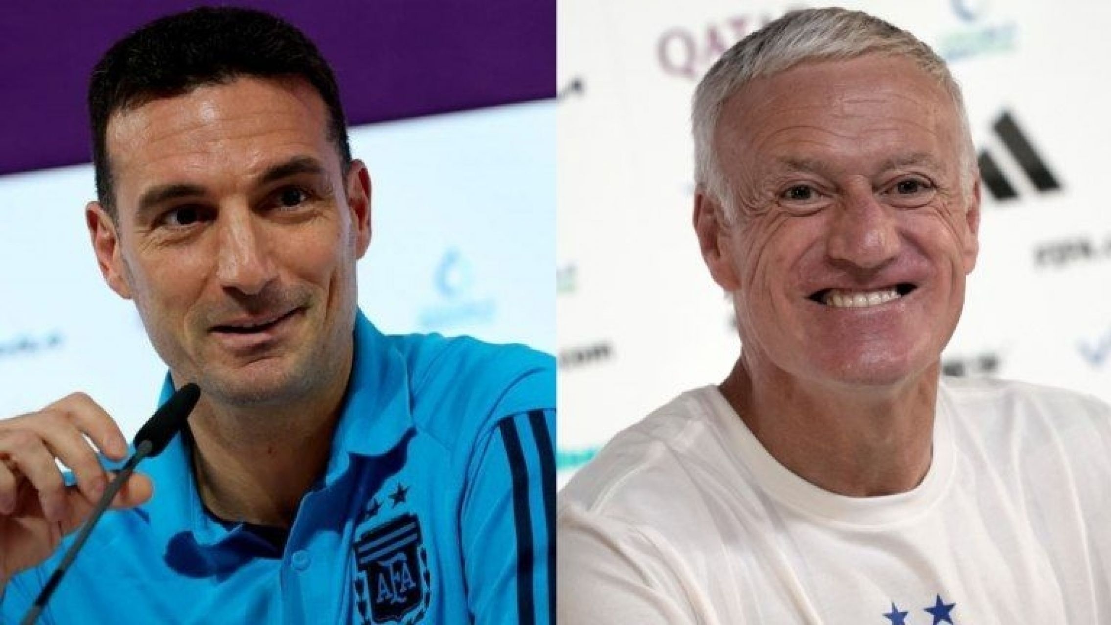 Scaloni vs. Deschamps, estilos similares que buscarán la gloria