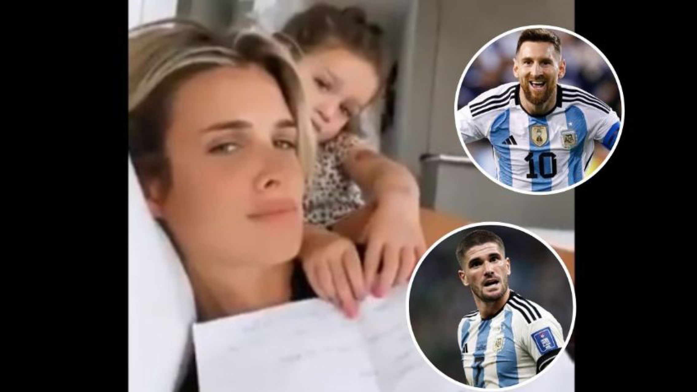 El gesto de Camila Homs, la ex de De Paul, cuando su hija eligió a Messi por sobre su papá