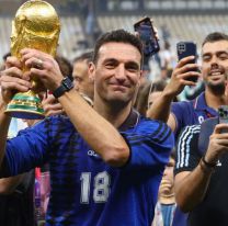 Los saludos del mundo del fútbol para Scaloni en el día de su cumpleaños