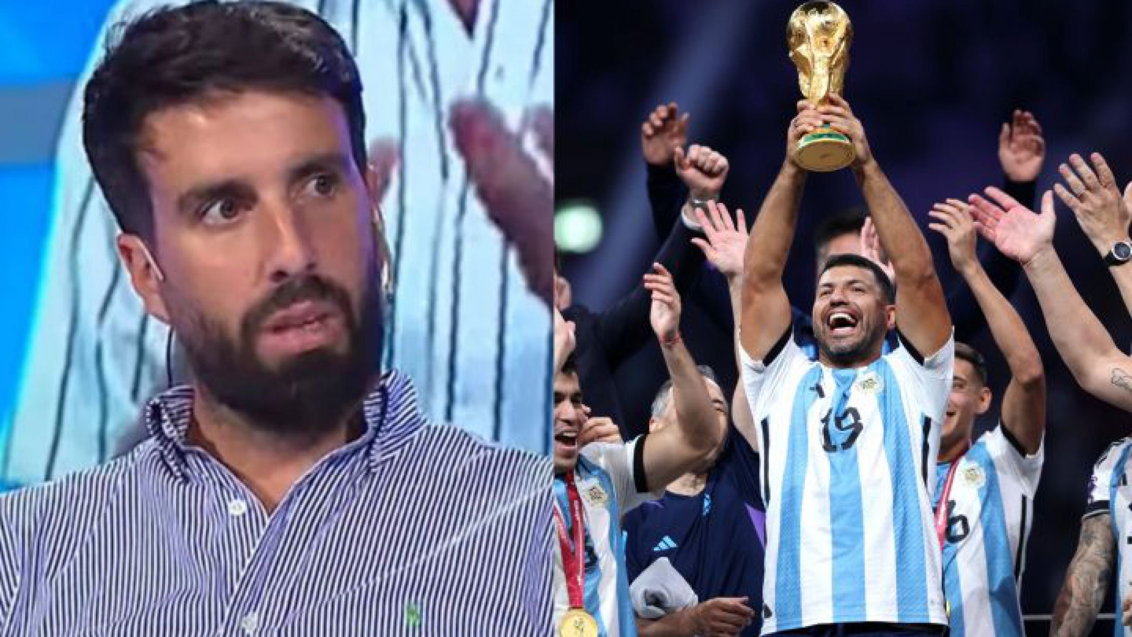 Sigue el cruce entre Azzaro y el Kun Agüero: "Vos no sos el buenito"