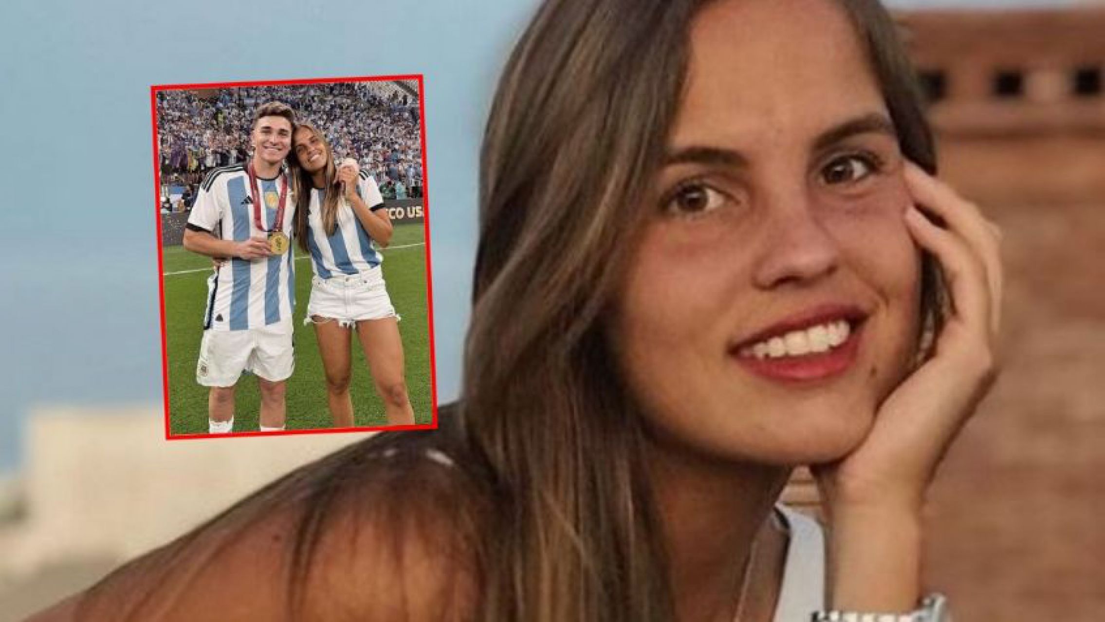 Descubren fotos que comprometen a María Emilia Ferrero, la novia de Julián Álvarez