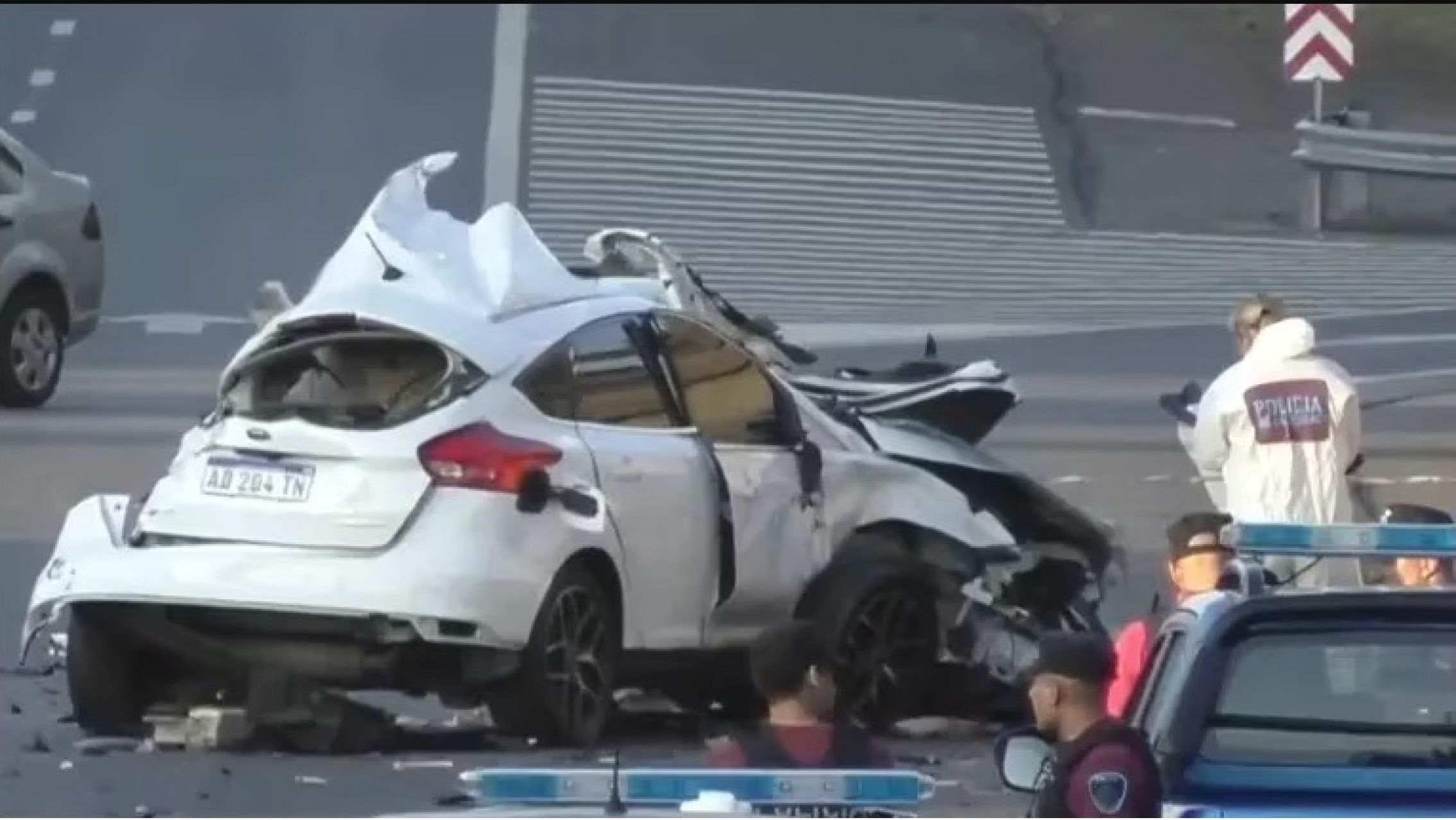 Muerte en la General Paz: perdió el control del auto, chocó y salió despedido