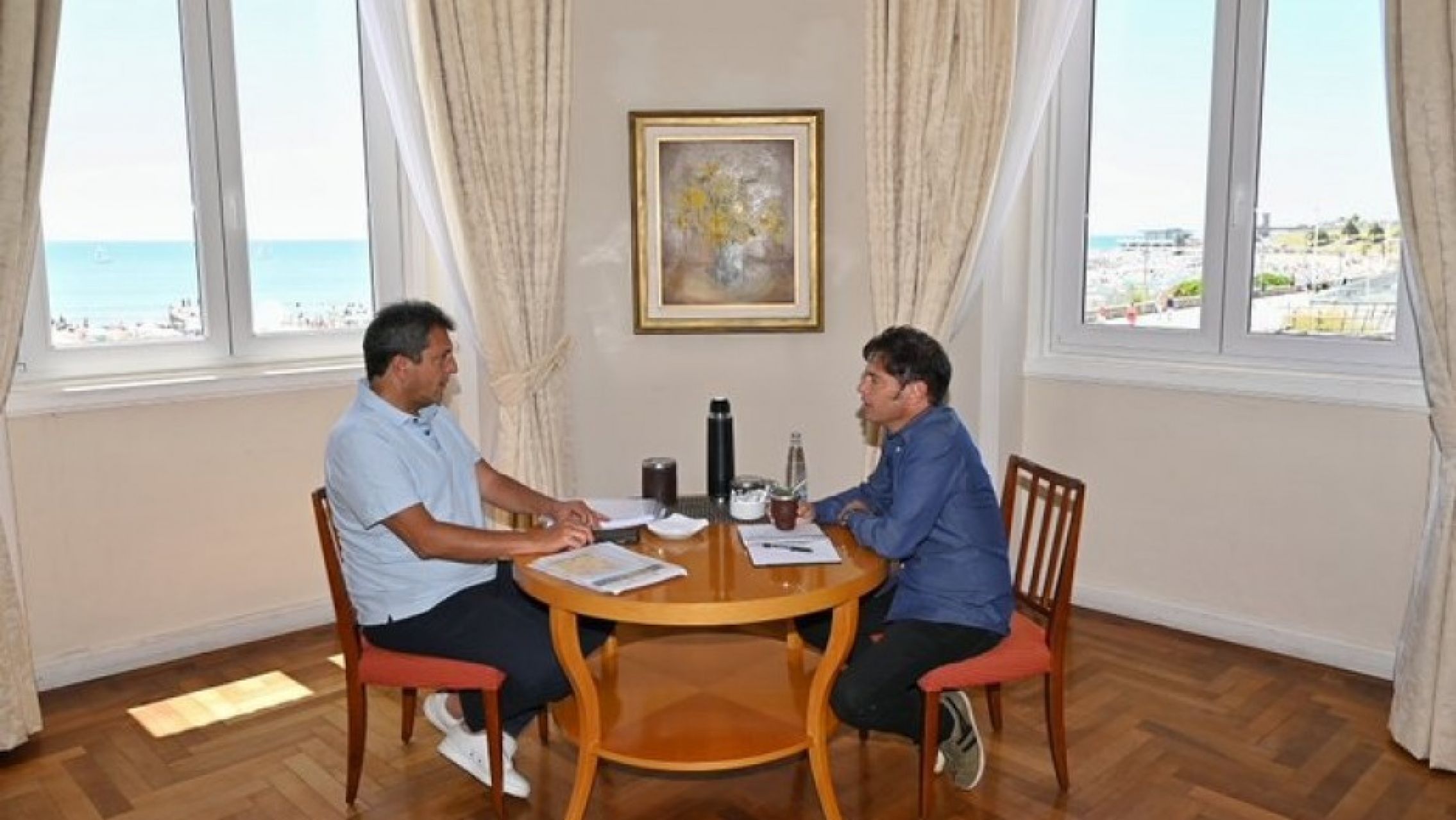 Massa y Kicillof se reúnen en el inicio de las discusiones por las candidaturas