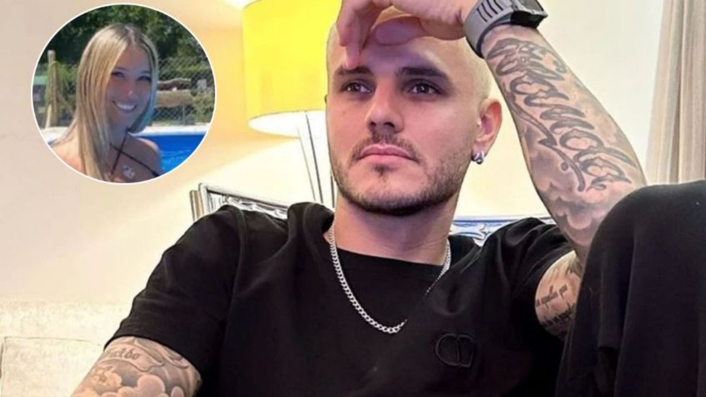 Mauro Icardi recibió un palazo de la modelo a la que le escribió por Instagram: "Yo estoy para más que..."