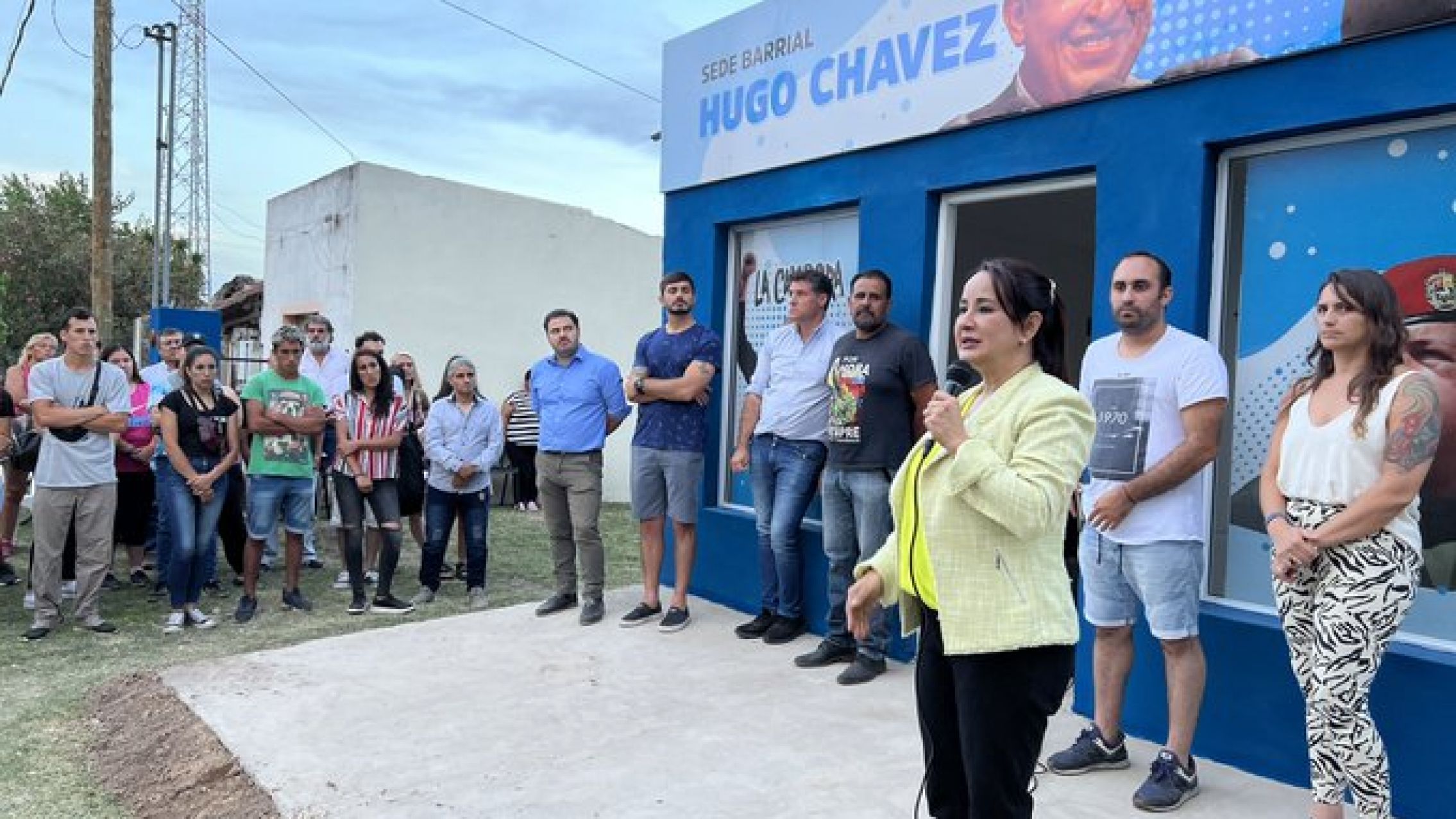 La Cámpora inauguró una sede con el nombre de Hugo Chávez