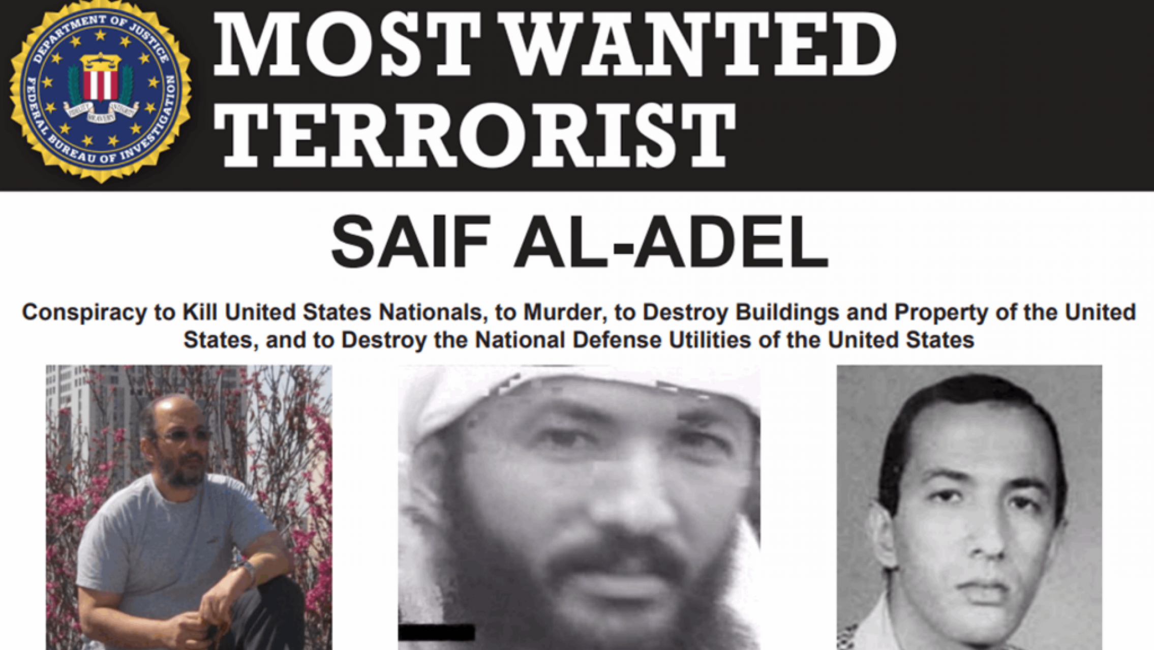 Estados Unidos ofrece una recompensa de 10 millones de dólares por la cabeza del nuevo líder de Al Qaeda, Seif al-Adel