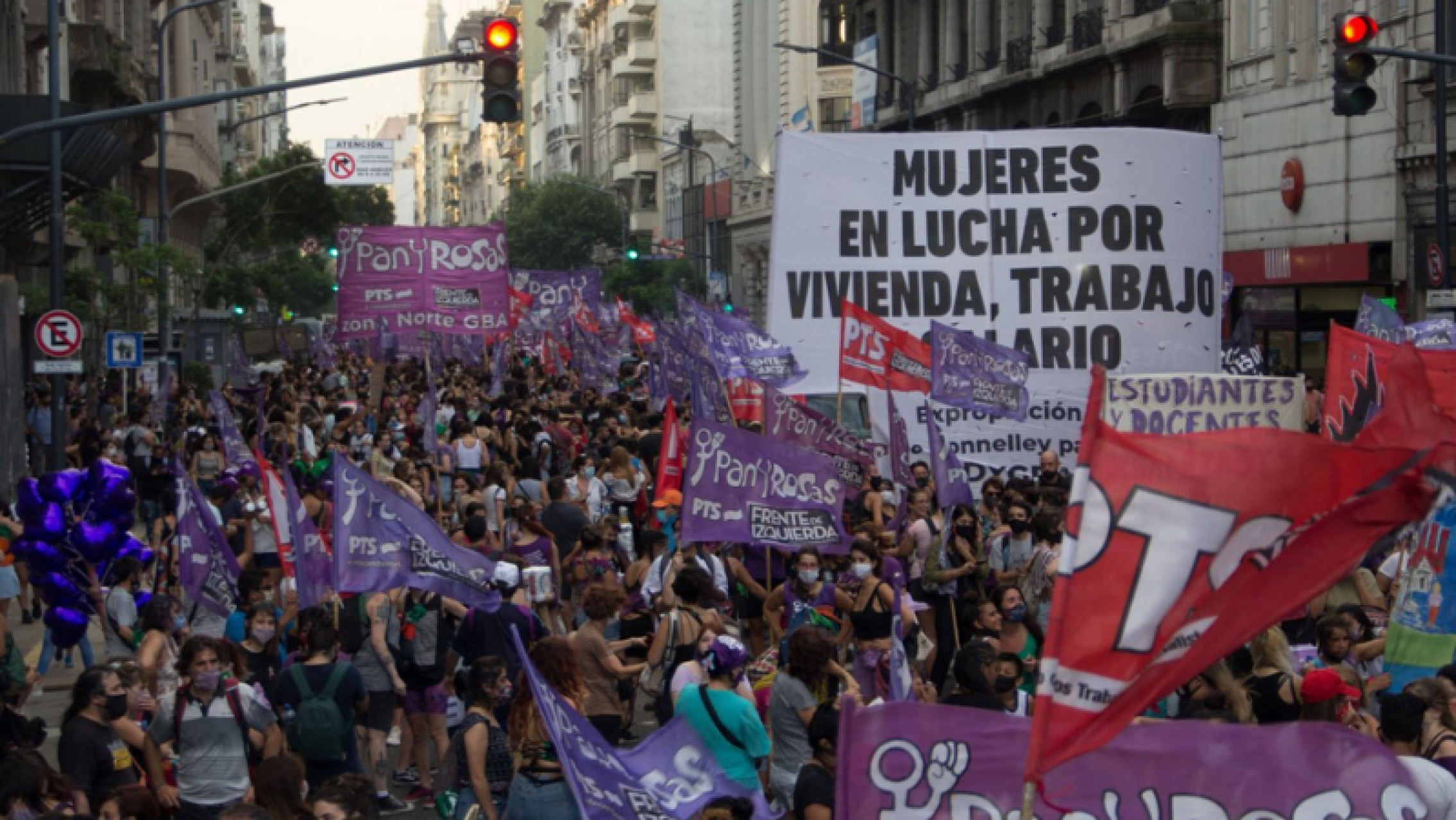 8M dónde serán los cortes de tránsito y cómo funcionará el transporte