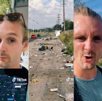 Dos turistas noruegos caminaron de Palermo a La Matanza: "Es otro país"