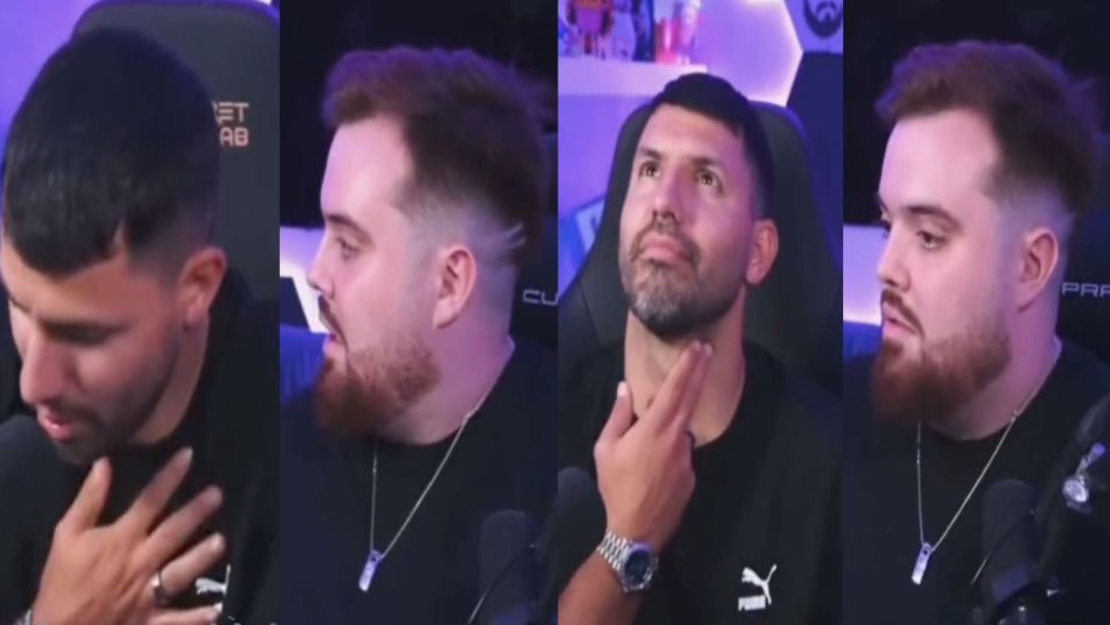 El Kun Agüero tuvo una arritmia en un stream con Ibai Llanos: "¿Quieres que veamos a un médico?"