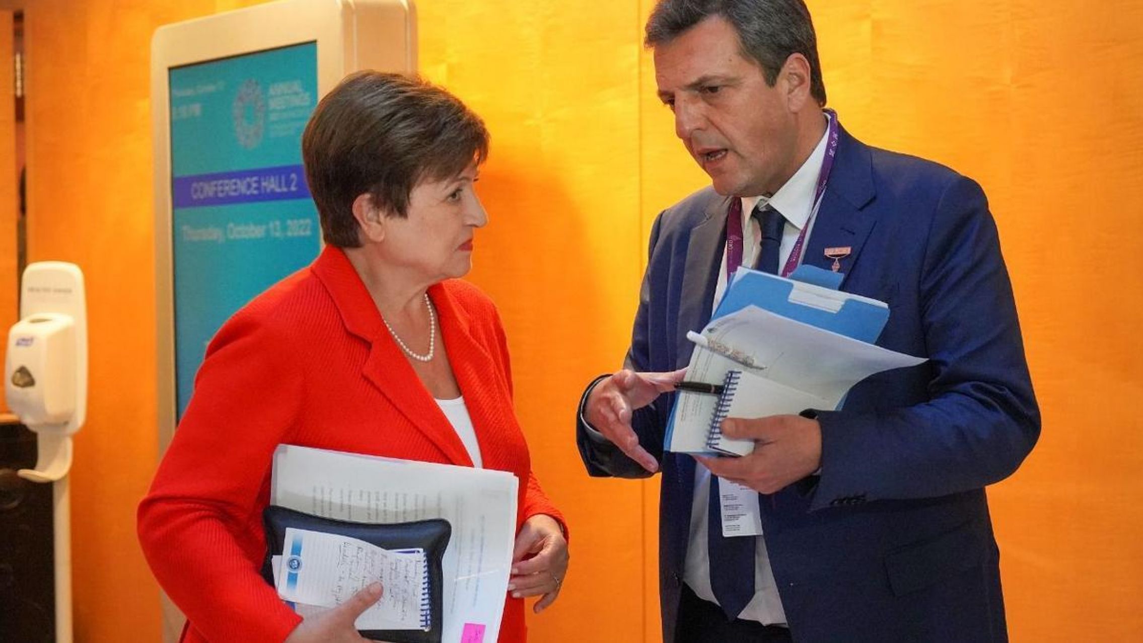 Georgieva reconoció el impacto de la sequía en el país y destacó el compromiso para cumplir las metas