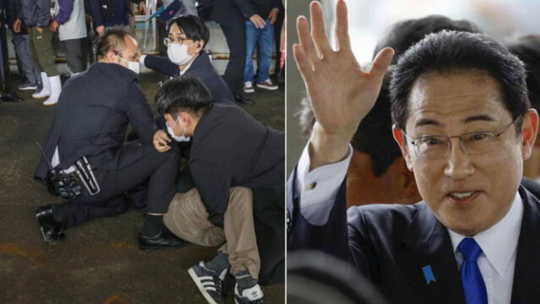 Tensión en Japón: el primer ministro fue atacado con una "bomba de humo" en un acto de campaña