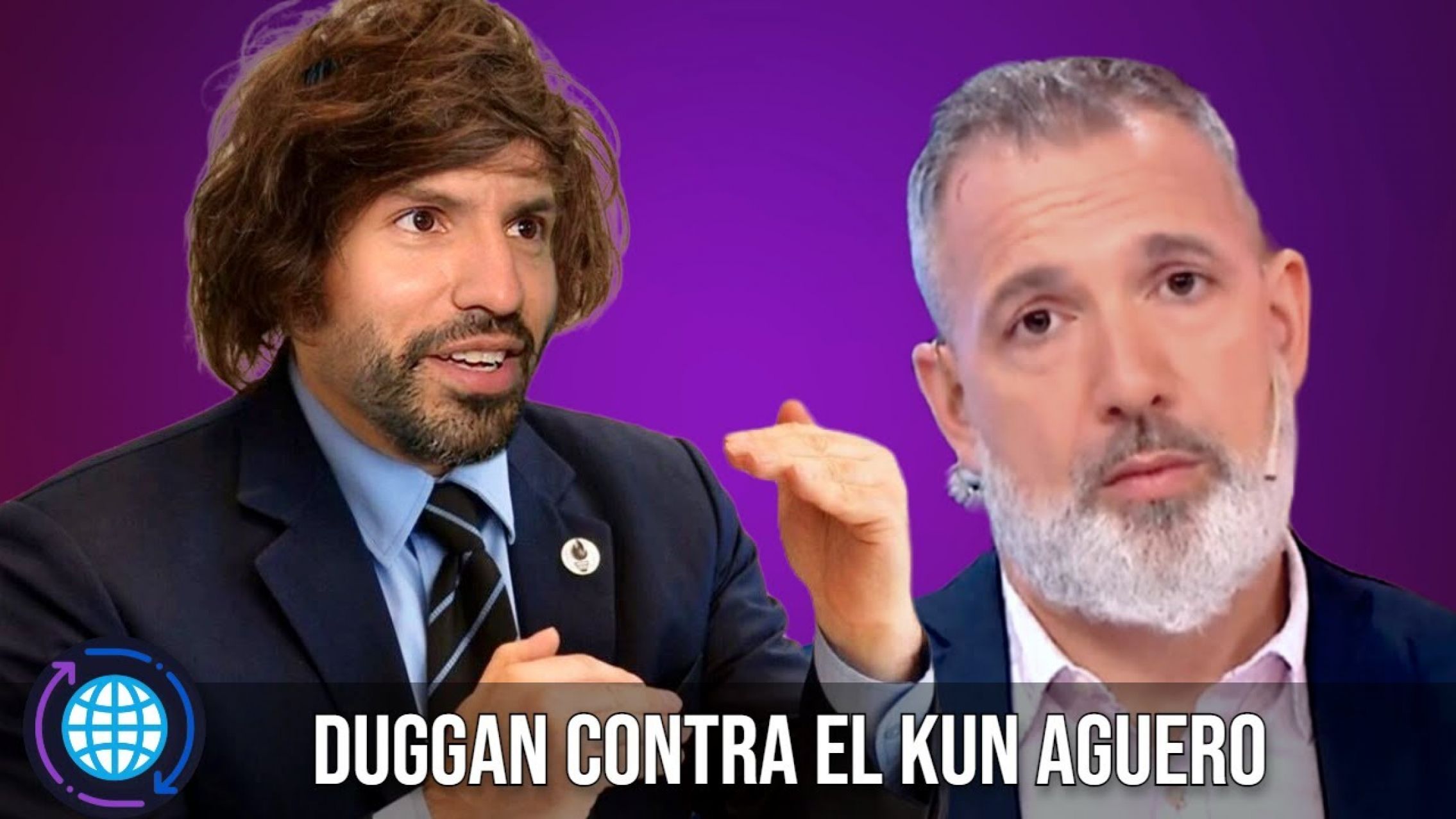 Duggan dijo que el Kun Agüero es "un hijo de puta" por apoyar la dolarización