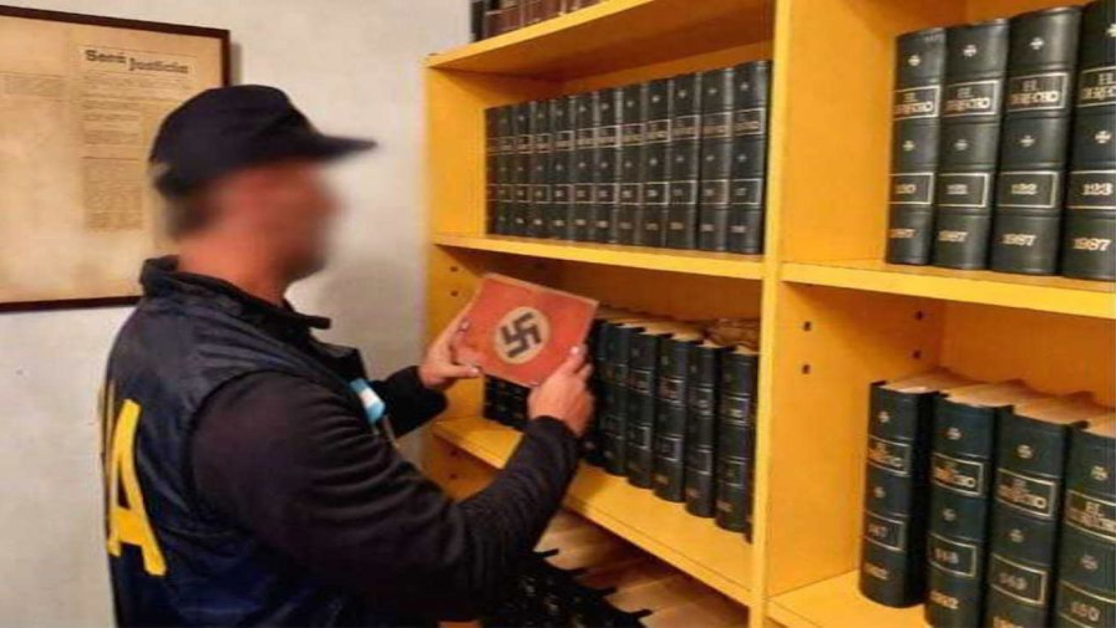 Fueron por un caso de explotación sexual y se encontraron también con un museo nazi