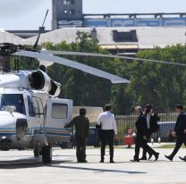 Alberto usó el helicóptero presidencial para ir a la casa de Mex Urtizberea