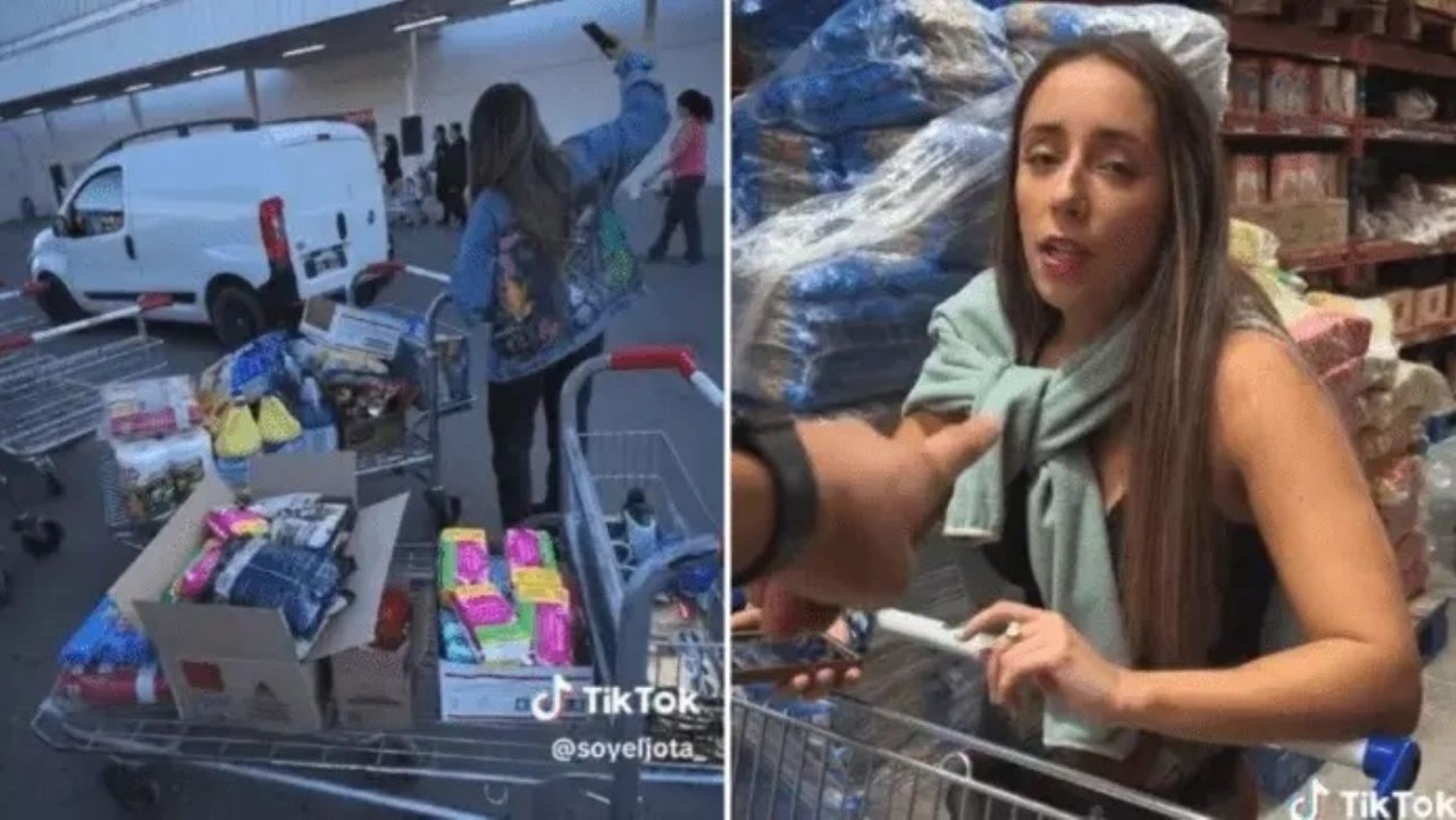 Influencers chilenos mostraron todo lo que se compra en Argentina con poco dinero de su país