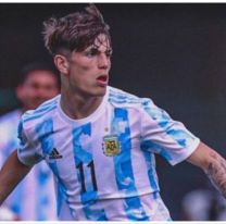 El posteo de Garnacho mientras Argentina jugaba ante Guatemala por el Mundial Sub 20