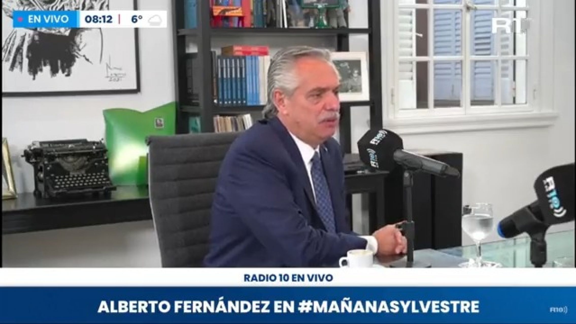 Alberto Fernández habló de "inflación psicológica" y se mostró disconforme con el índice de precios de abril