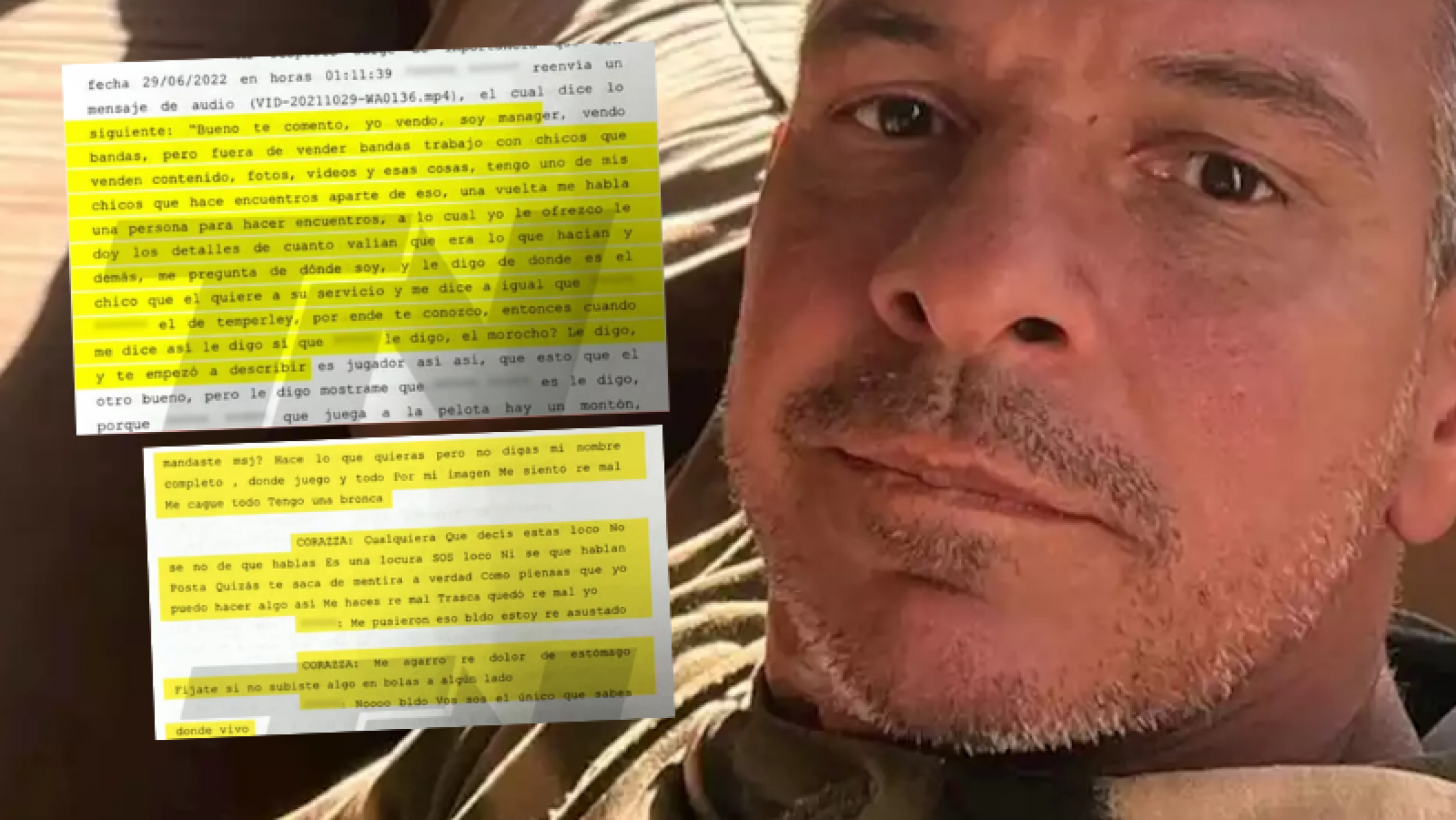 Los chats que complicaron a Marcelo Corazza: "sos el único que sabe dónde vivo"