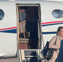Losada volvió a usar un avión privado que cuesta 15 mil dólares el vuelo, para ir con Macri a Santa Fe
