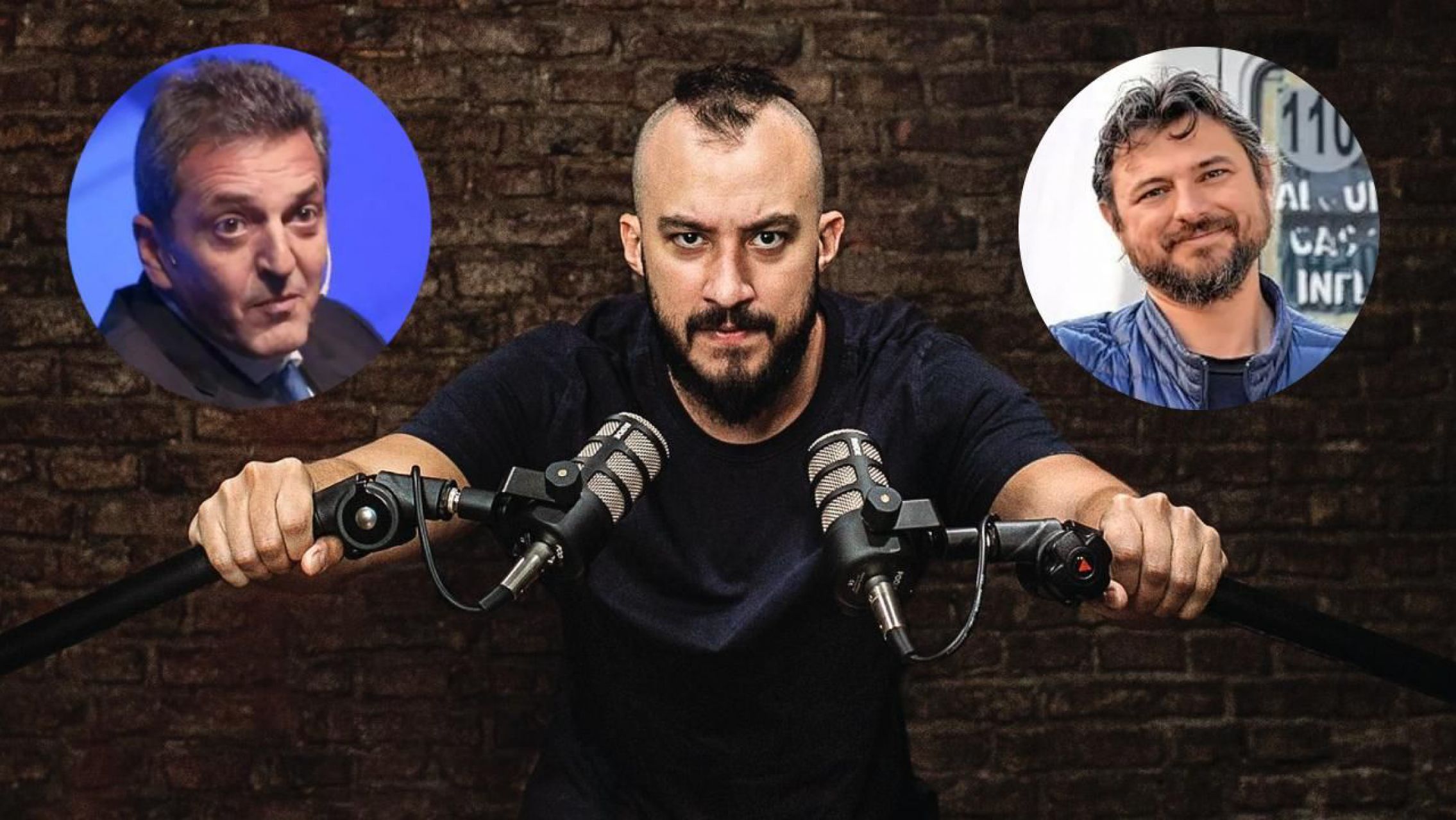 Encuesta polémica de Rebord: quién ganaría "a las trompadas" entre Massa y Grabois