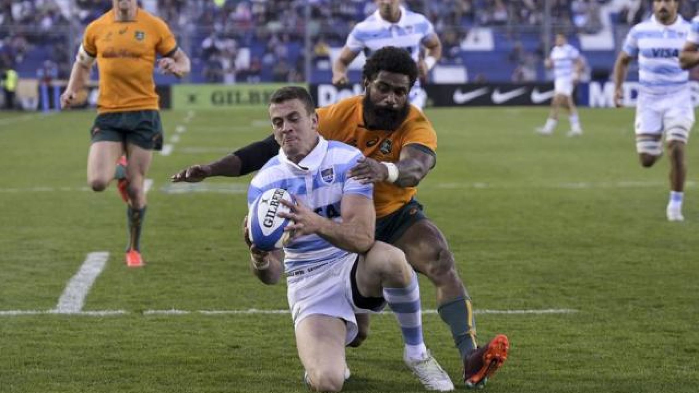 Los Pumas derrotaron a Australia en la última jugada