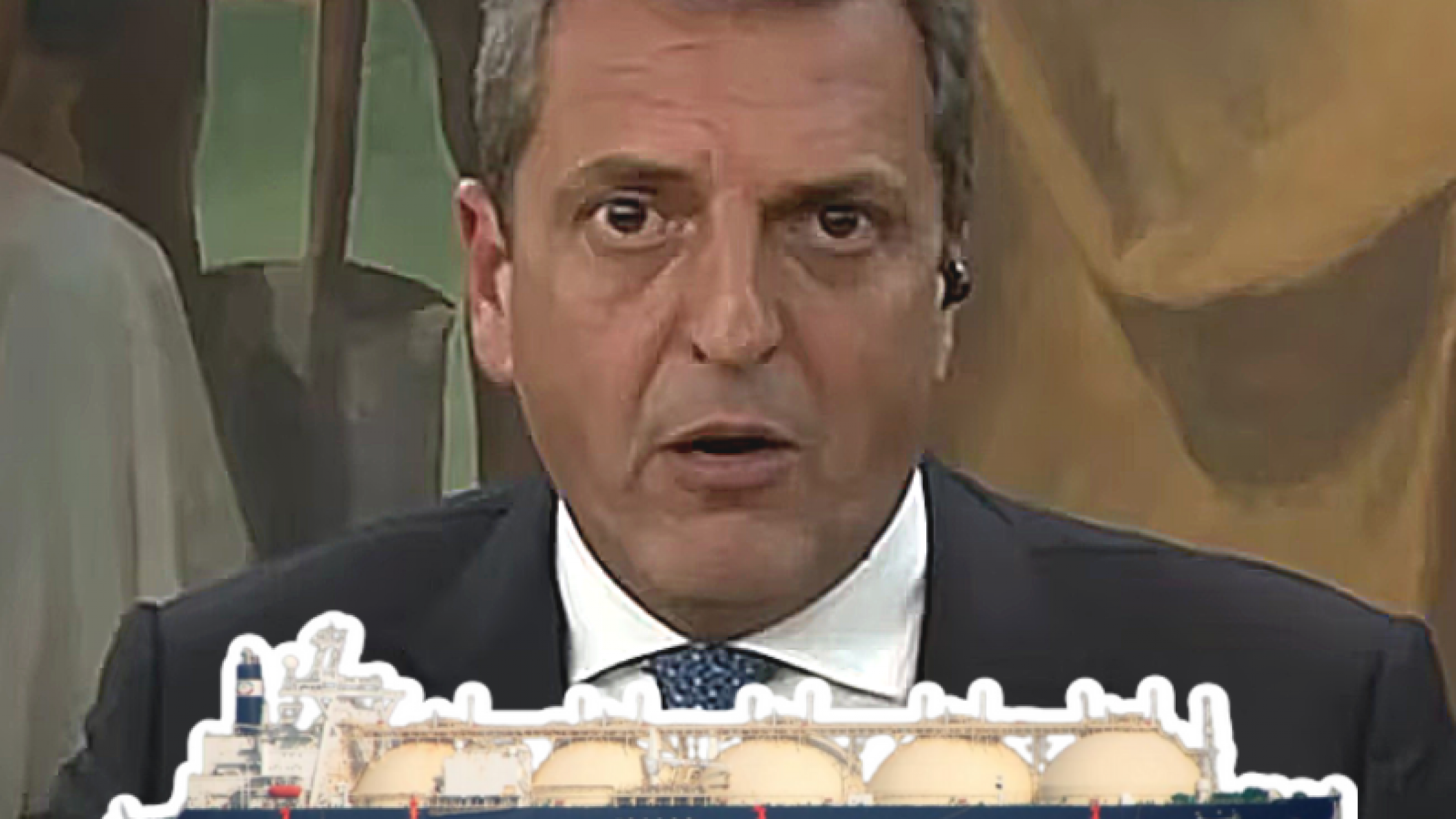 Sergio Massa bloqueó el ingreso de gas ruso al país: la explicación