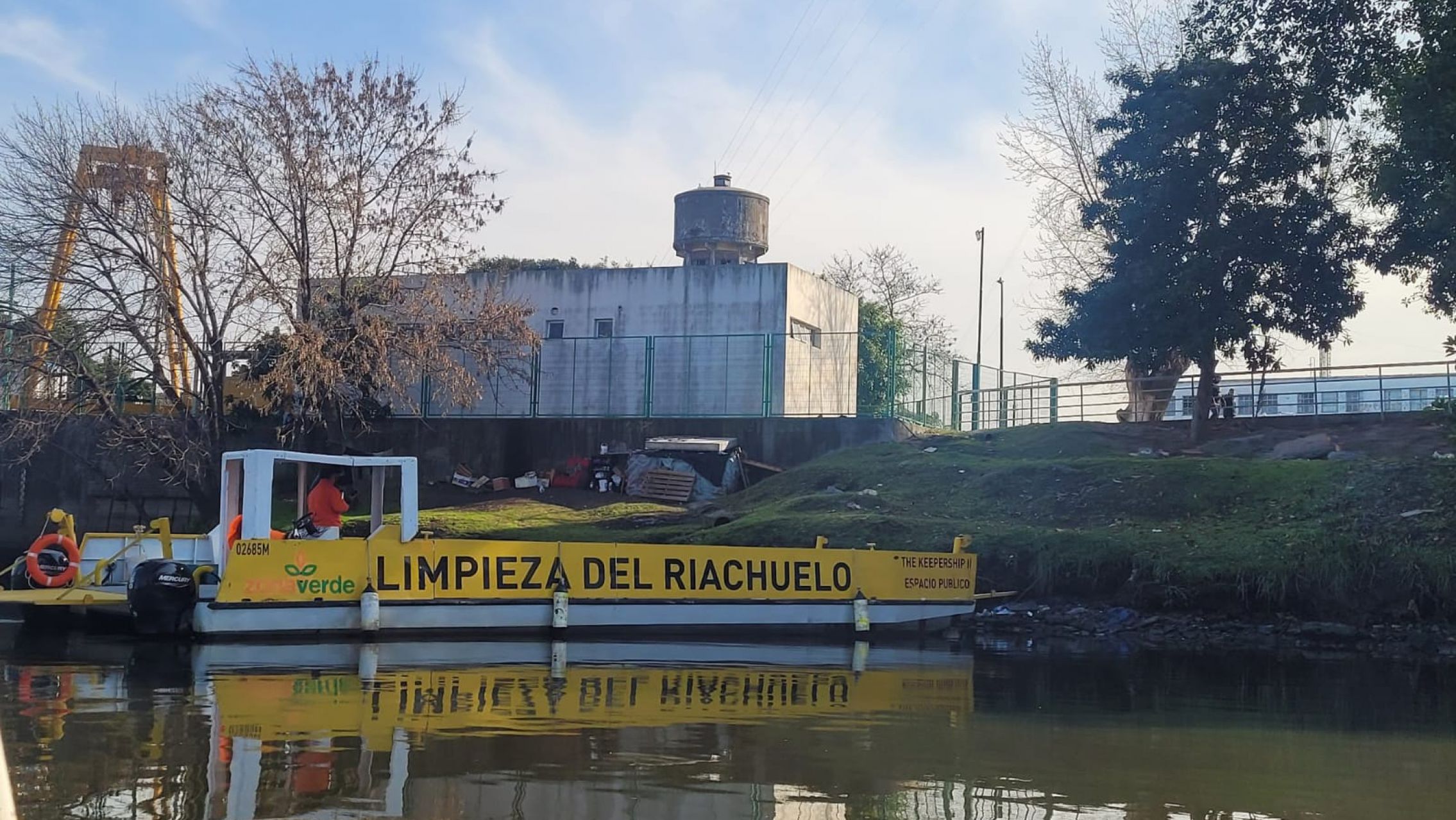 ¿Se puede navegar el Riachuelo? La foto de un paisaje que te sorprenderá