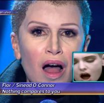 Destruyen a Florencia Peña por su homenaje a Sinéad O'Connor