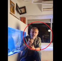 Filmaba un video para Instagram y su reflejo mostró un aterrador comportamiento