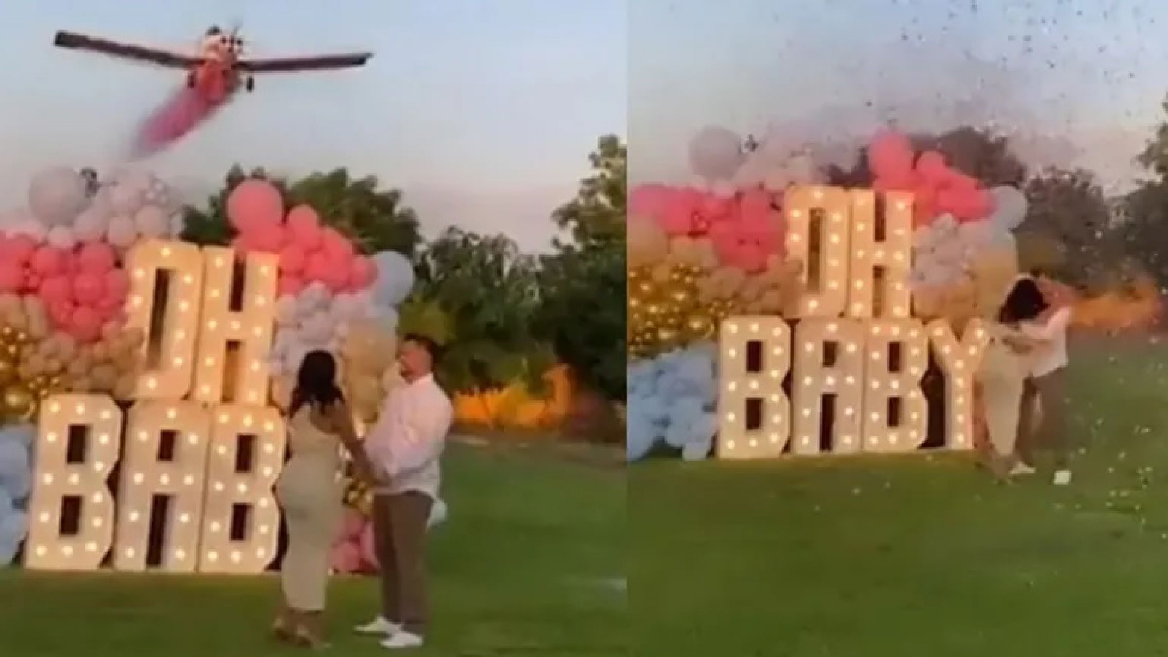 Contrataron un avioneta para revelar el sexo de su bebé, se estrelló y murió el piloto