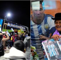 Bolivia recibió a la Selección Argentina con caravanas y festejos